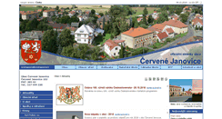 Desktop Screenshot of cervenejanovice.cz