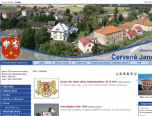 Tablet Screenshot of cervenejanovice.cz